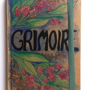 carnet aquarelle illustré avec dessin fantasy original