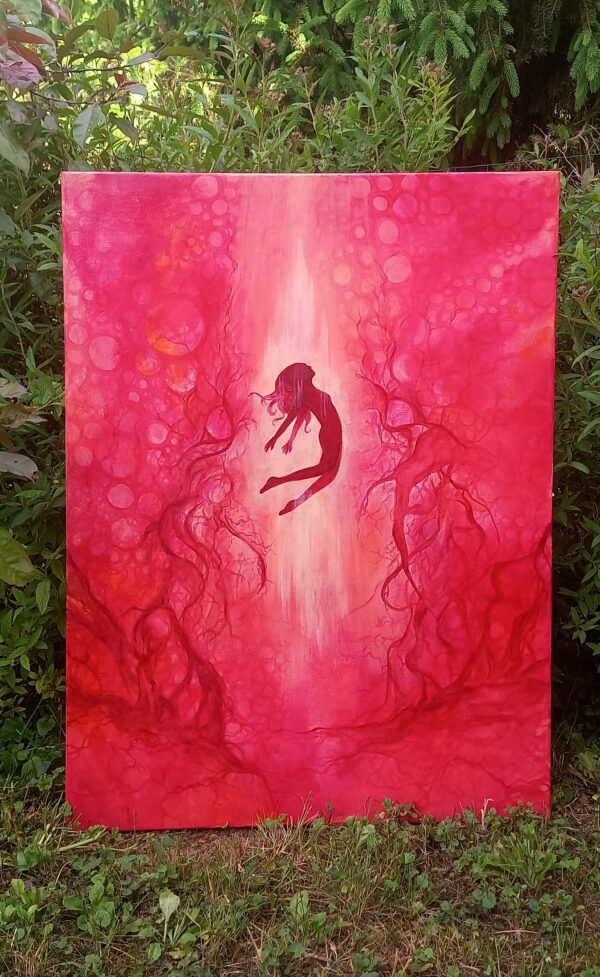 Acrylique sur toile 80 x 60 cm – Image 2