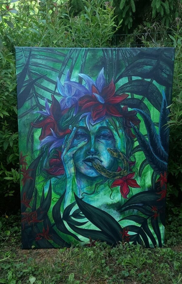 Acrylique sur toile 80 x 60 cm – Image 2