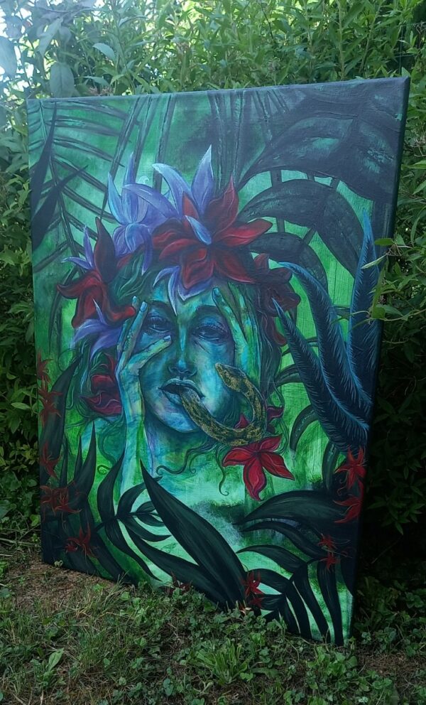 Acrylique sur toile 80 x 60 cm – Image 3