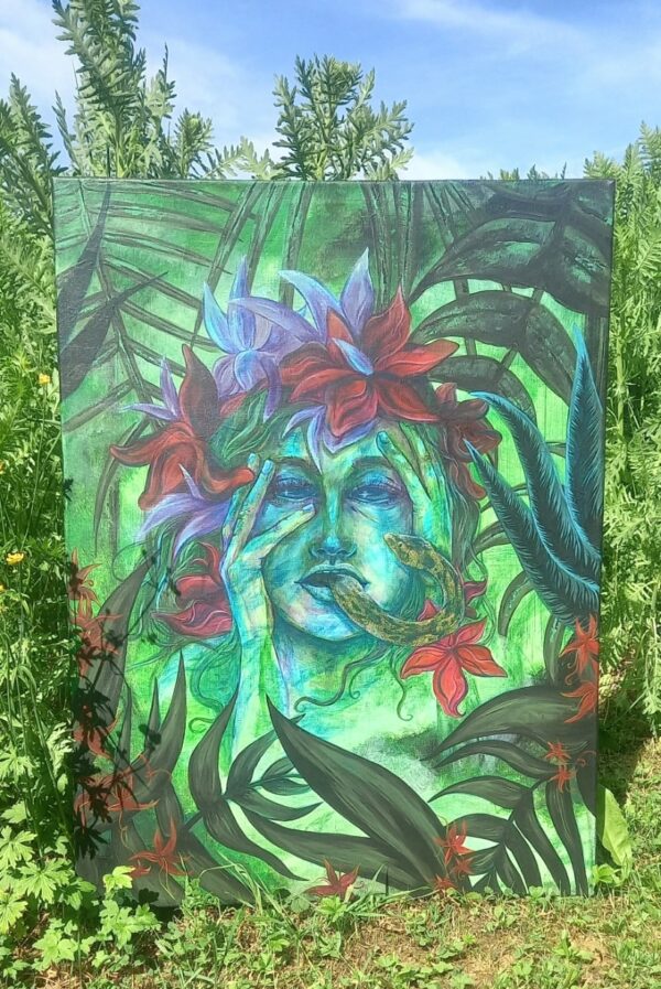 Acrylique sur toile 80 x 60 cm – Image 4