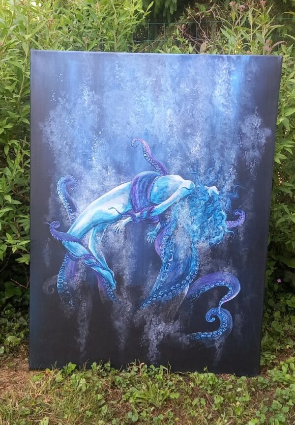 Acrylique sur toile 80 x 60 cm – Image 2