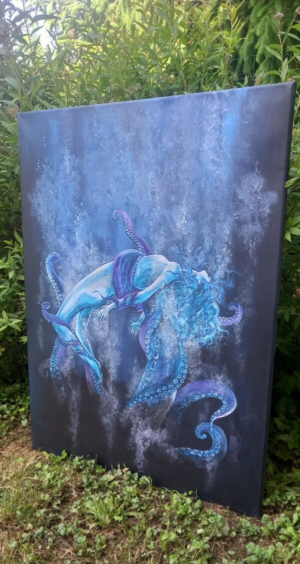 Acrylique sur toile 80 x 60 cm – Image 3
