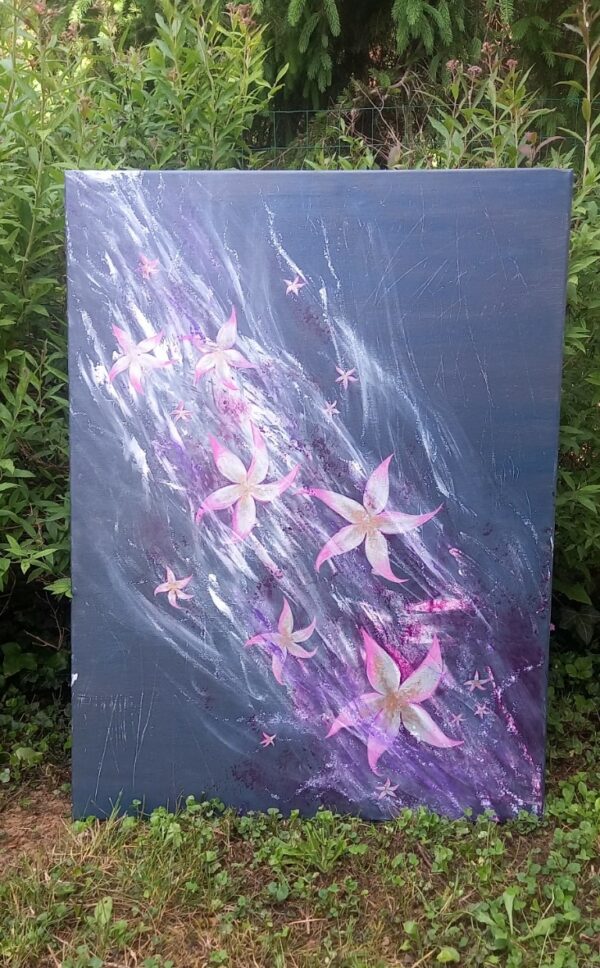 Acrylique sur toile 80 x 60 cm – Image 2