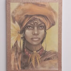 bloc-notes A5 illustré avec dessin fantasy original