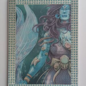 bloc-notes A5 illustré avec dessin fantasy original