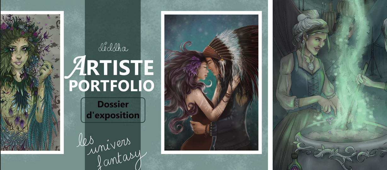 reproductions imprimées pour exposition fantasy