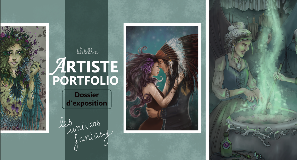 reproductions imprimées pour exposition fantasy